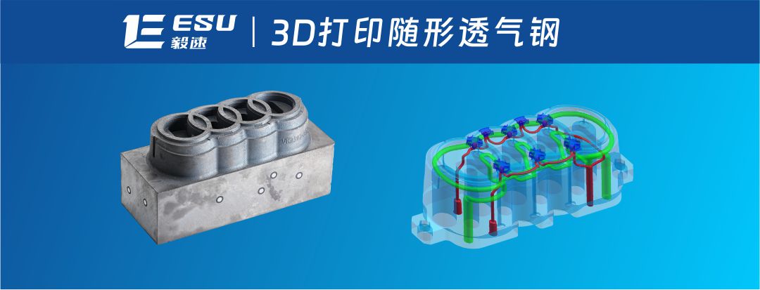 直播預(yù)告丨毅速副總王利軍與您聊聊困氣排氣解決新方案--3D打印隨形透氣鋼